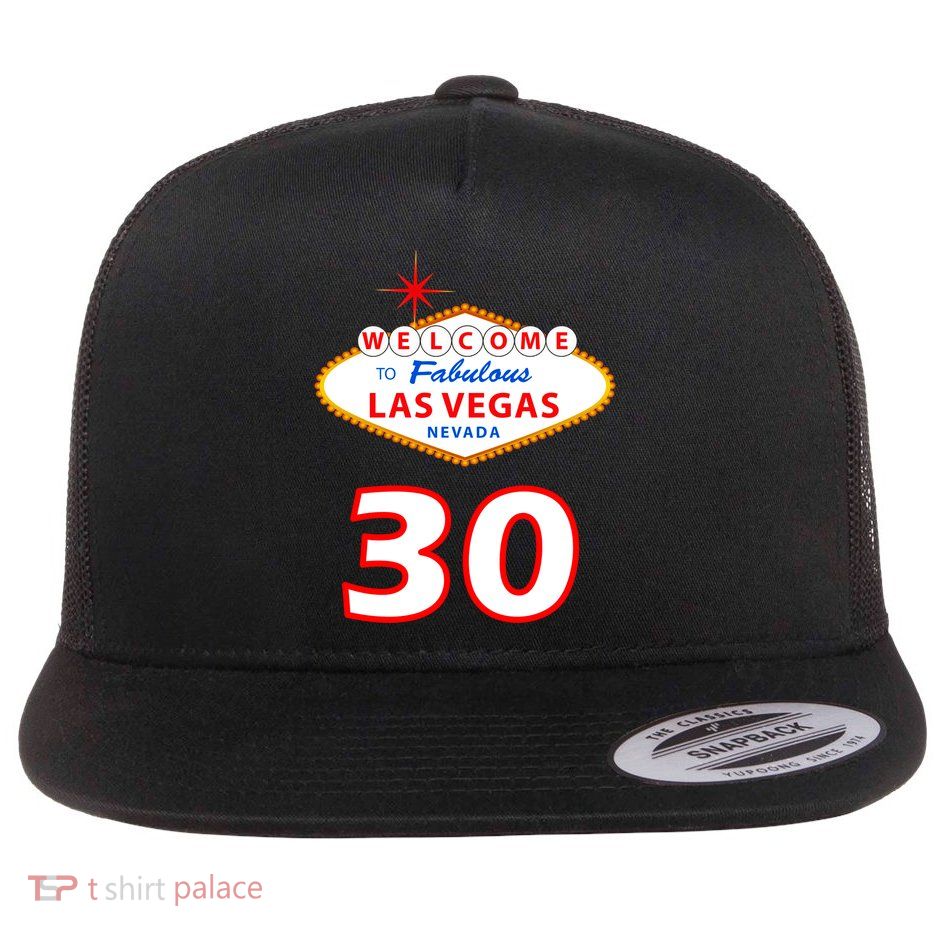30 Years Old In Vegas - 30th Birthday Flatbill Hat