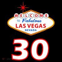 30 Years Old In Vegas - 30th Birthday Flatbill Hat