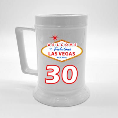 30 Years Old In Vegas - 30th Birthday Beer Stein