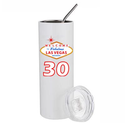 30 Years Old In Vegas - 30th Birthday Stainless Steel Tumbler