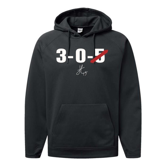 3 0 5 Wht Performance Fleece Hoodie