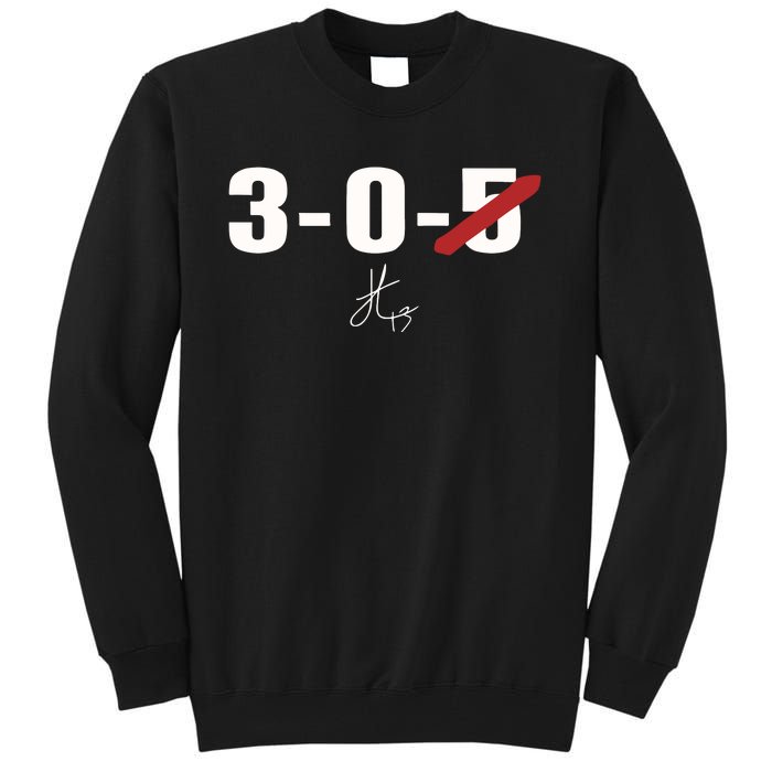 3 0 5 Wht Tall Sweatshirt