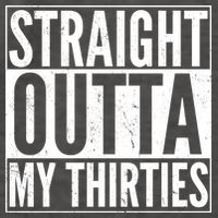 30th Birthday - Straight Outta My Thirties Vector Backpack