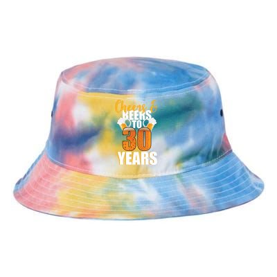 30th Birthday Cheers & Beers To 30 Years Tie Dye Newport Bucket Hat