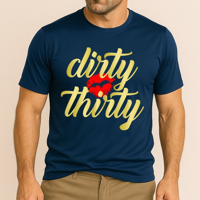 30th Birthday Dirty Thirty Limited Edition Cooling Performance Crew T-Shirt