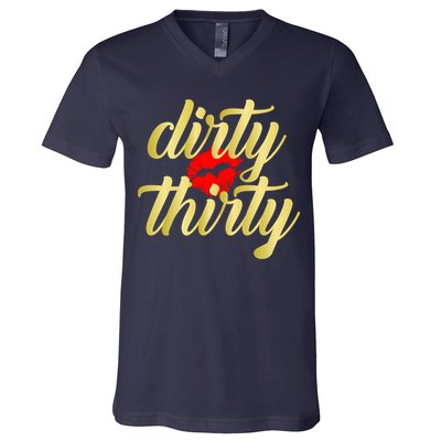 30th Birthday Dirty Thirty Limited Edition V-Neck T-Shirt