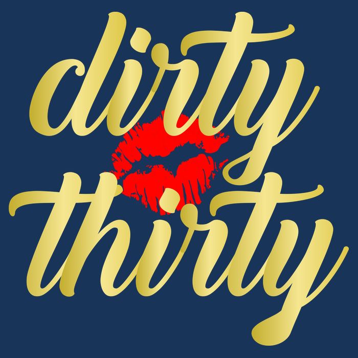30th Birthday Dirty Thirty Limited Edition Drawstring Bag