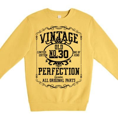 30th Birthday Genuine All Original Parts Premium Crewneck Sweatshirt