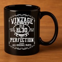 30th Birthday Genuine All Original Parts 11oz C Handle Ceramic Mug
