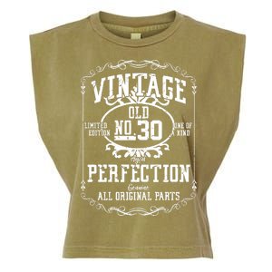 30th Birthday Genuine All Original Parts Garment-Dyed Women's Muscle Tee