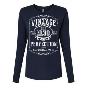 30th Birthday Genuine All Original Parts Womens Cotton Relaxed Long Sleeve T-Shirt