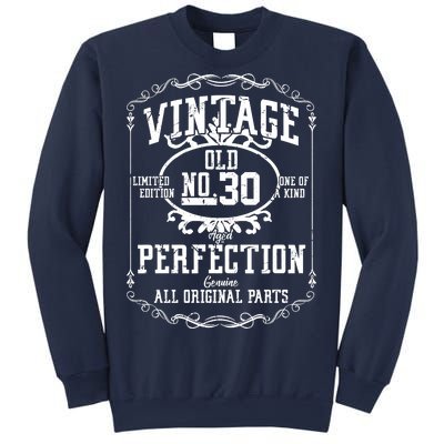 30th Birthday Genuine All Original Parts Sweatshirt