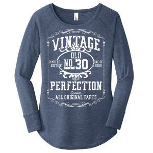 30th Birthday Genuine All Original Parts Women's Perfect Tri Tunic Long Sleeve Shirt