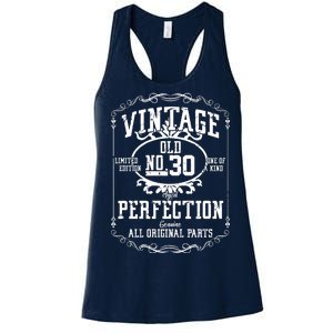 30th Birthday Genuine All Original Parts Women's Racerback Tank