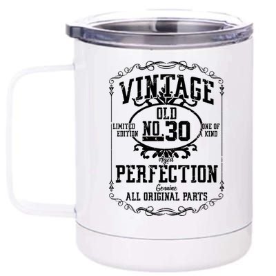 30th Birthday Genuine All Original Parts 12 oz Stainless Steel Tumbler Cup