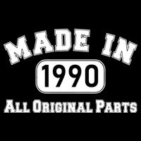 30th Birthday Made in 1990 All Original Parts City Backpack