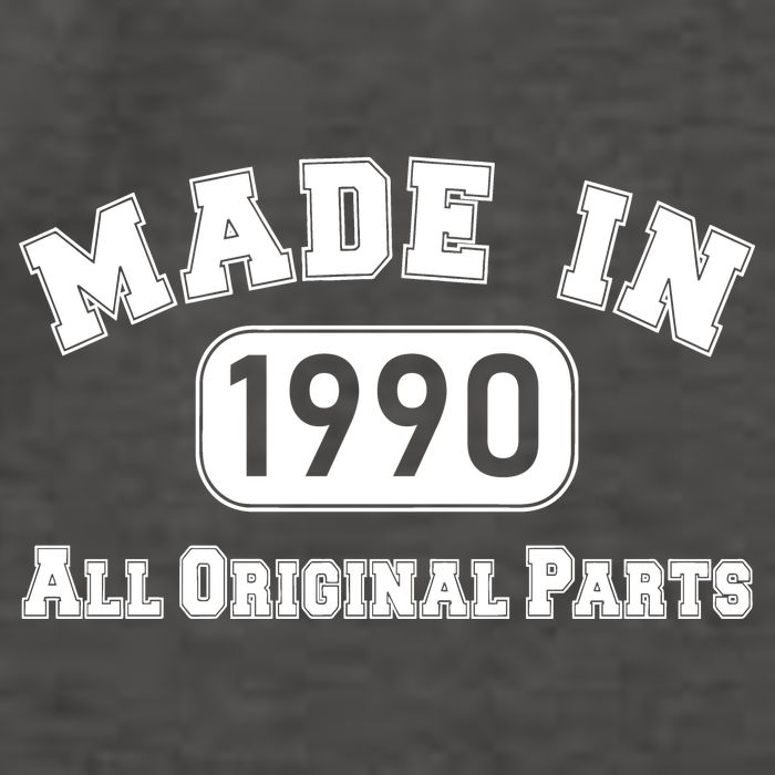 30th Birthday Made in 1990 All Original Parts Vector Backpack