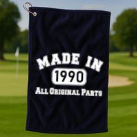 30th Birthday Made in 1990 All Original Parts Golf Towel