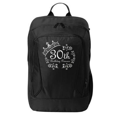 30th Birthday Princess City Backpack