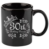30th Birthday Princess 11oz C Handle Ceramic Mug