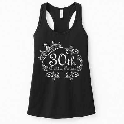 30th Birthday Princess Womens Tank Top