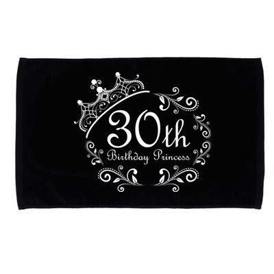 30th Birthday Princess Microfiber Hand Towel