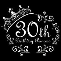 30th Birthday Princess Zip Tote Bag