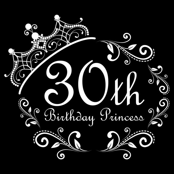 30th Birthday Princess Zip Tote Bag
