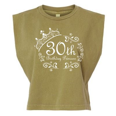 30th Birthday Princess Garment-Dyed Women's Muscle Tee