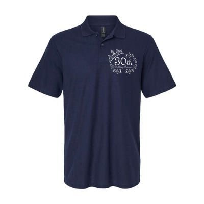 30th Birthday Princess Softstyle Adult Sport Polo