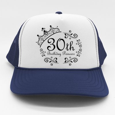 30th Birthday Princess Trucker Hat