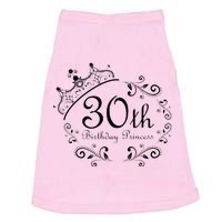 30th Birthday Princess Doggie Tank