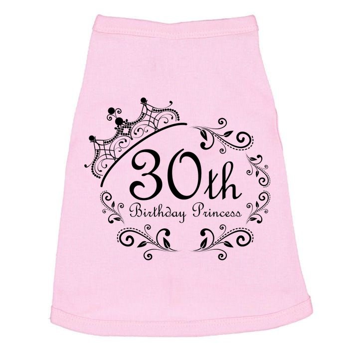 30th Birthday Princess Doggie Tank