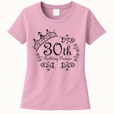 30th Birthday Princess Womens T-Shirt