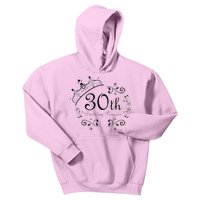 30th Birthday Princess Kids Hoodie