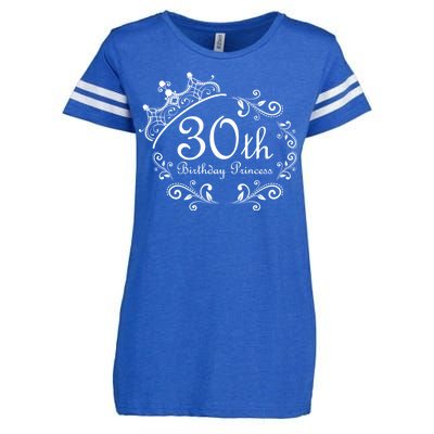 30th Birthday Princess Enza Ladies Jersey Football T-Shirt