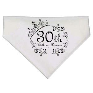 30th Birthday Princess USA-Made Doggie Bandana