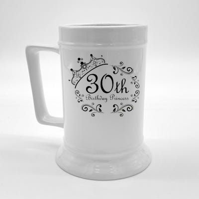 30th Birthday Princess Beer Stein