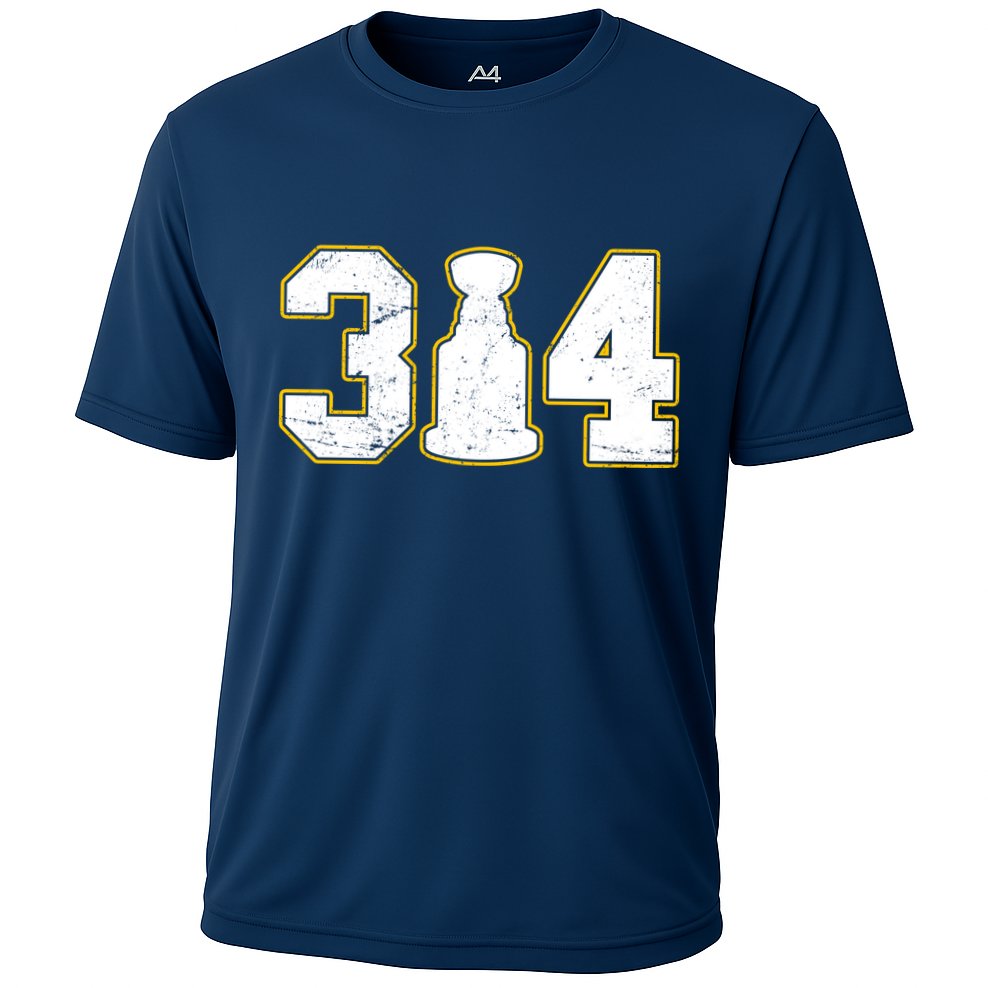 314 Hockey St. Louis Champions Cooling Performance Crew T-Shirt