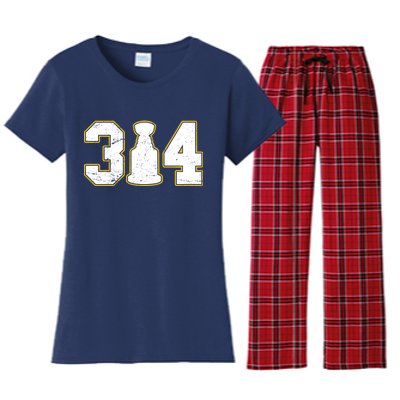 314 Hockey St. Louis Champions Women's Flannel Pajama Set