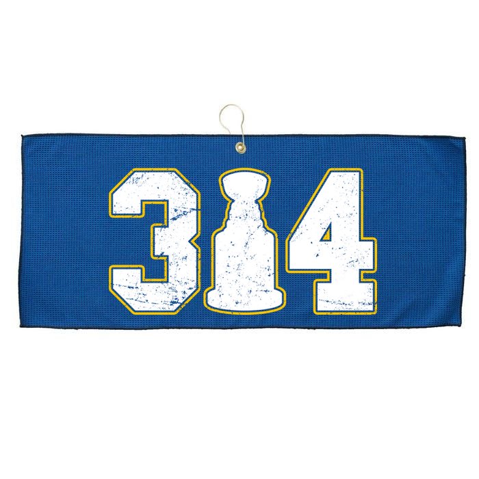 314 Hockey St. Louis Champions Large Microfiber Waffle Golf Towel