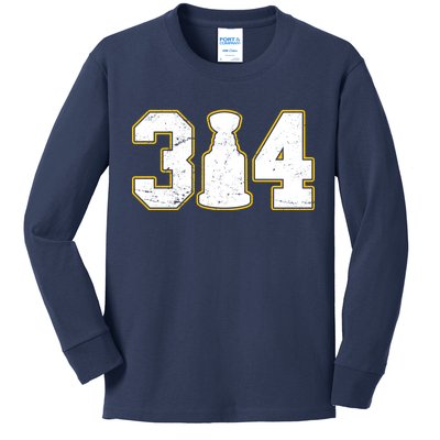 314 Hockey St. Louis Champions Kids Long Sleeve Shirt