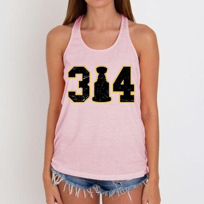 314 Hockey St. Louis Champions Women's Knotted Racerback Tank