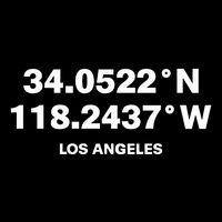 34.0522n 118.2437w Los Angeles Cooling Performance Crew T-Shirt