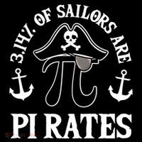 3 14 Percent Of Sailors Are Pi Rates Funny Pirates Pi Day Gift Mug