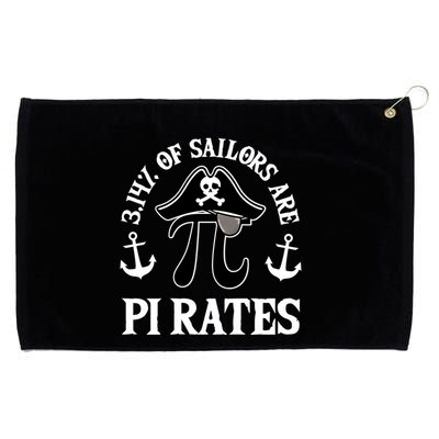3 14 Percent Of Sailors Are Pi Rates Funny Pirates Pi Day Gift Grommeted Golf Towel