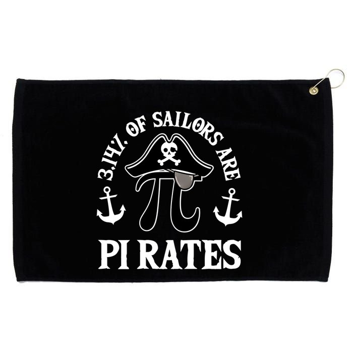 3 14 Percent Of Sailors Are Pi Rates Funny Pirates Pi Day Gift Grommeted Golf Towel