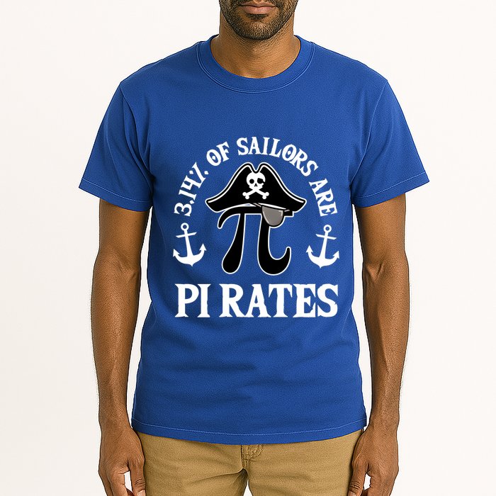 3 14 Percent Of Sailors Are Pi Rates Funny Pirates Pi Day Gift Tall T-Shirt