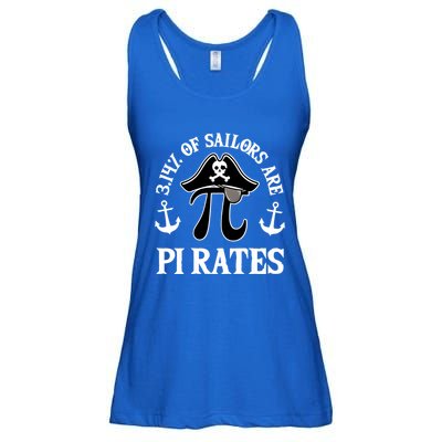 3 14 Percent Of Sailors Are Pi Rates Funny Pirates Pi Day Gift Ladies Essential Flowy Tank