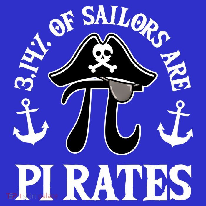 3 14 Percent Of Sailors Are Pi Rates Funny Pirates Pi Day Gift Zip Tote Bag